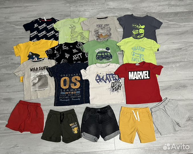 Одежда пакетом для мальчика 104-110