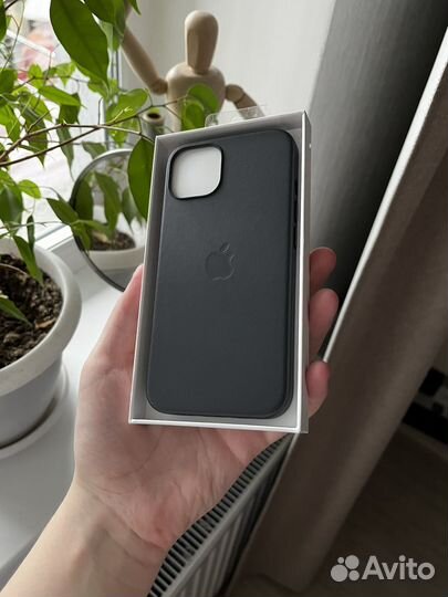 iPhone 13 leather case кожаный чехол оригинал