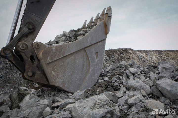 Скальный грунт, вскрыша, доставка скалы