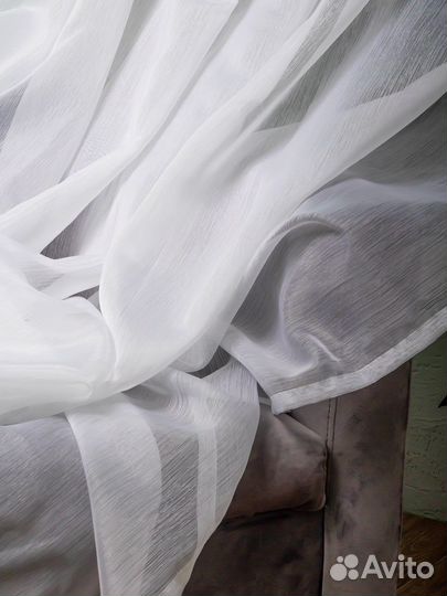 Тюль с утяжелителем