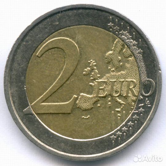 2 евро 2018 год. Франция. Регулярный выпуск. Тип 2