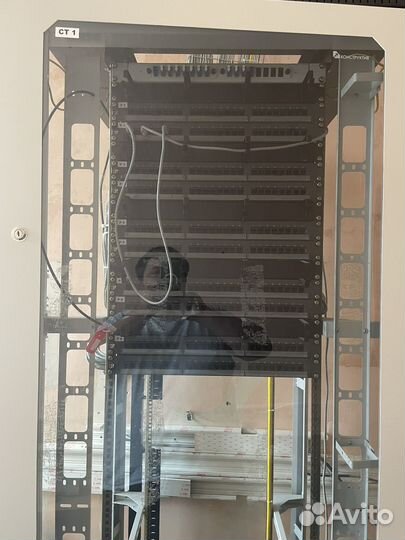 3 штуки коммутационных (серверных) шкафа напольный