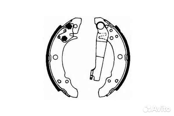 Колодки барабанные SCT SS511