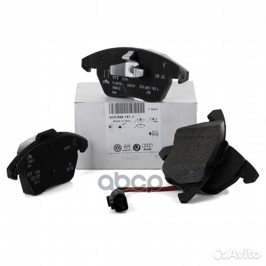 Колодки передние AD VW seat skoda PA 03-06 VAG