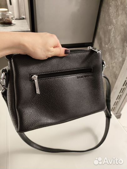 Сумка женская замшевая черная