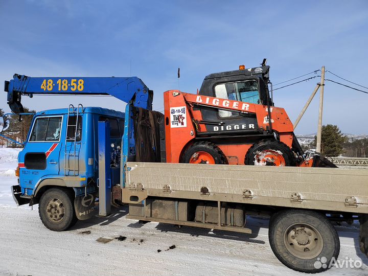 Кран-борт, эвакуатор