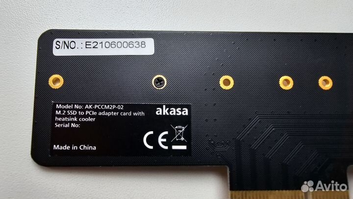 Akasa M.2 SSD to PCIe AK-pccm2P-02