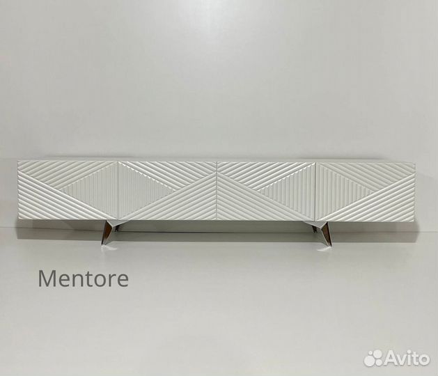 Тумба тв Bravo в белом цвете (конструктор)