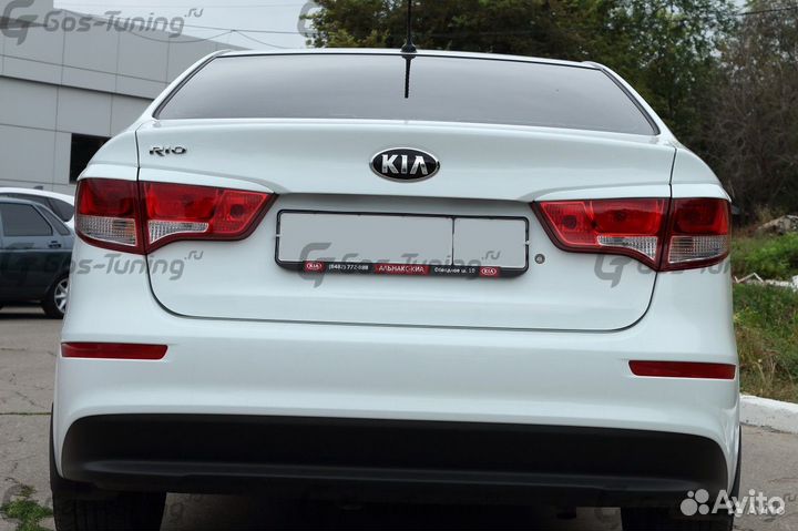 Тюнинг Реснички на Заднюю Оптику для Kia Rio 3