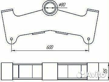 Балансир с осями сзап-93271А
