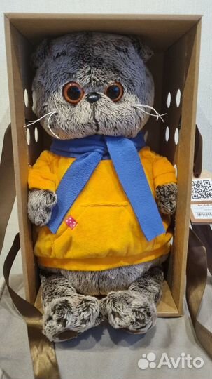 Кот Басик игрушка 30 см, новый