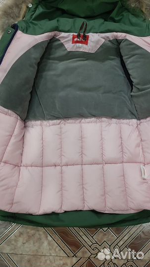 Парка зимняя для девочки 128