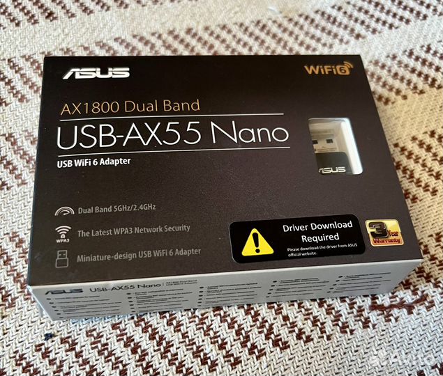 Wi-Fi адаптер asus USB-AX55 Nano