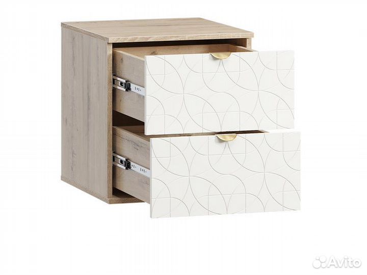 Тумба прикроватная Монблан-1 Lunge Milk