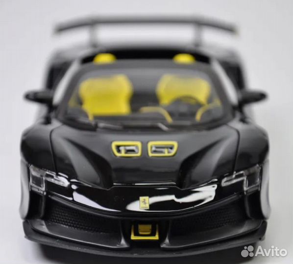 Металлическая машинка Ferrari SF90 Stradale 1:24