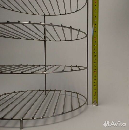 Этажерка для тандыра 4-х ярусная, 29 см (усы)