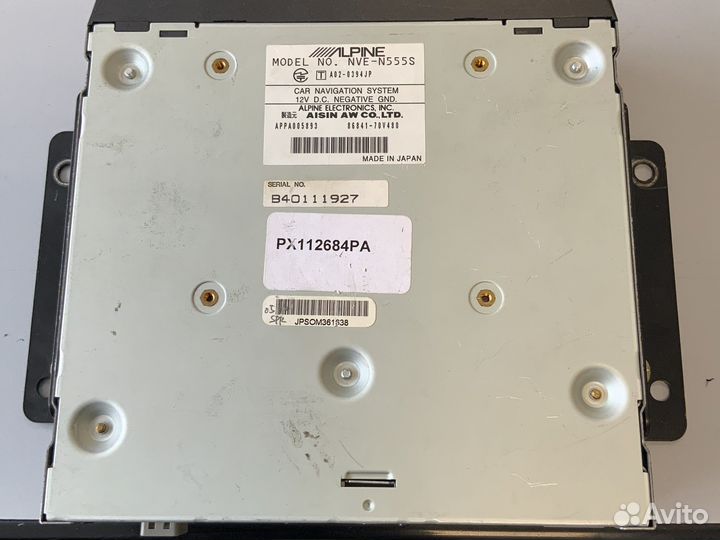 Блок HDD Car Navigation Sistem alpine NVE-N555S