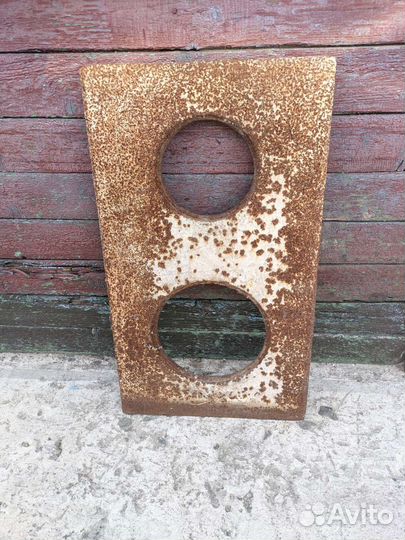 Плита чугунная для печи бу