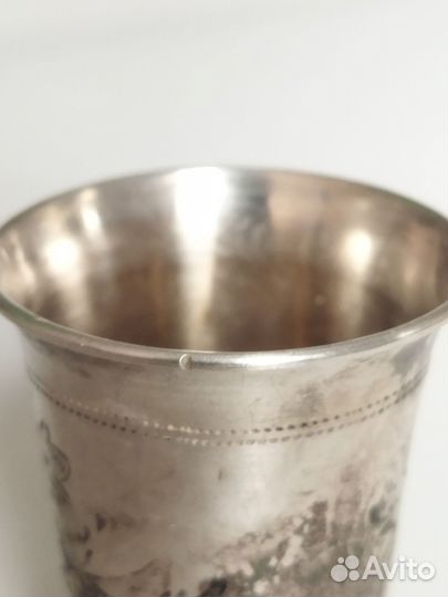 Подарок Рюмка Стопка Серебро 84 проба
