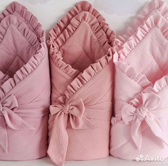 Детское одеяло - конверт из муслина