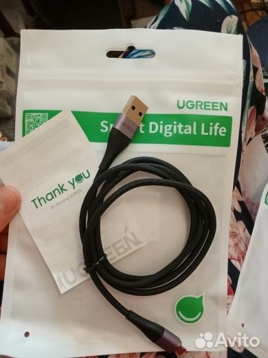 Кабель магнитный Ugreen Micro USB - USB (1м,Новый)
