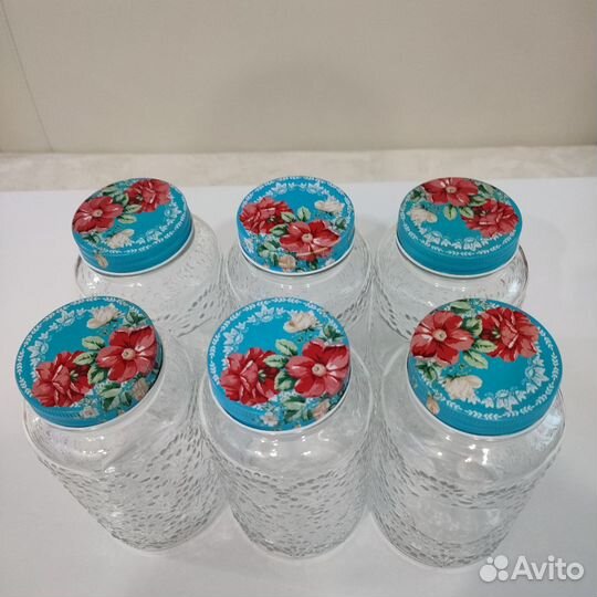 Банки для сыпучих продуктов стекло