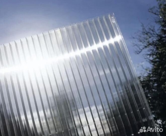 Сотовый поликарбонат для теплиц 17лет