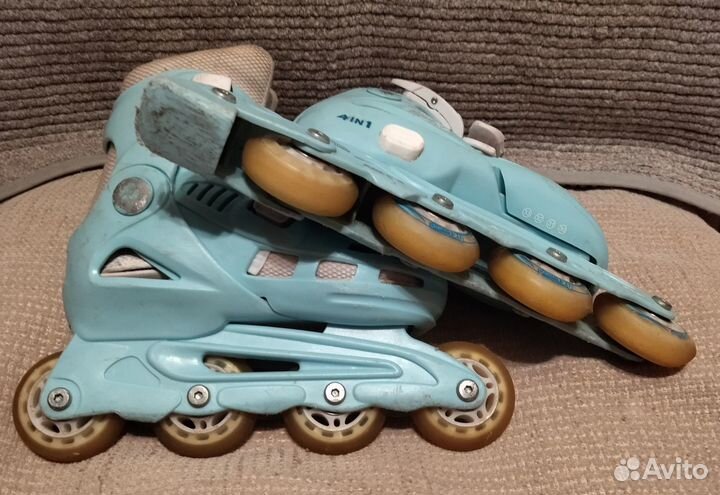 Роликовые коньки детские раздвижные
