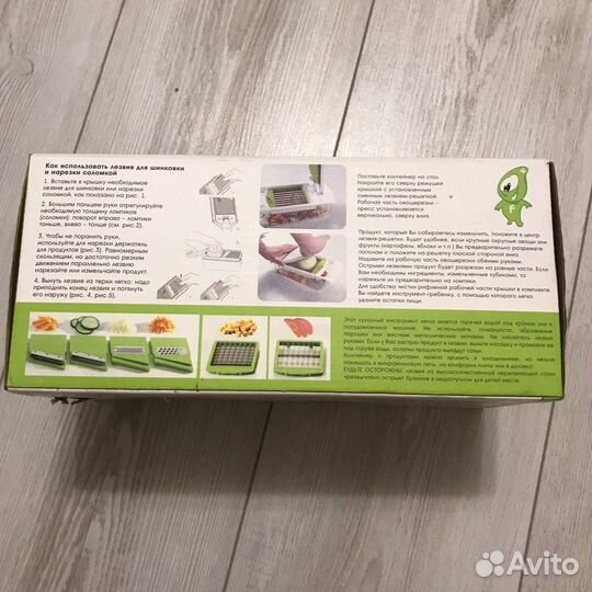 Овощерезка fissman +терка-шинковка с контейнером