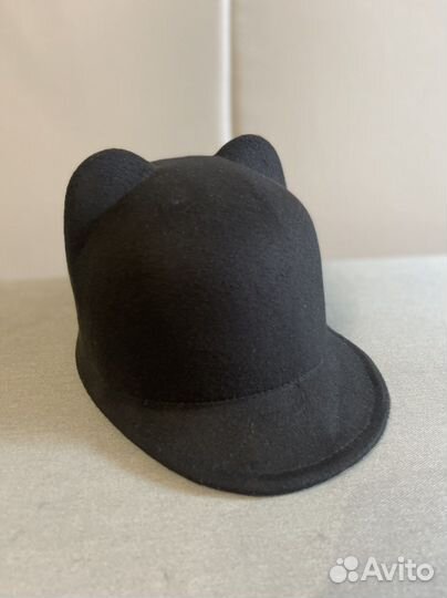 Шляпа кепка фетровая с ушками