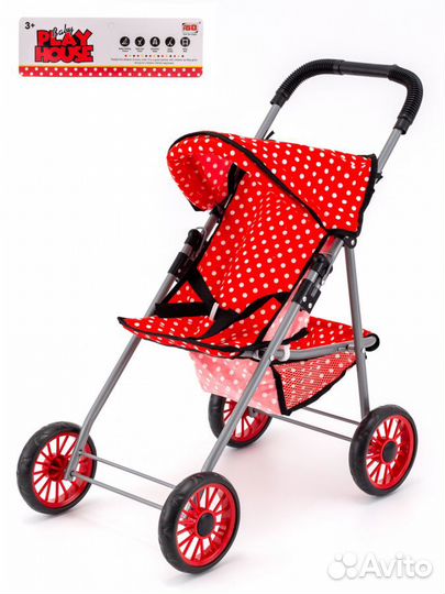Прогулочная коляска для кукол, с солнцезащитным к