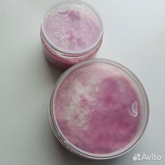 Натуральный малиновый скраб