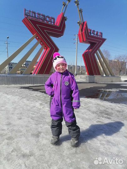Комбинезон демисезонный для девочки 104