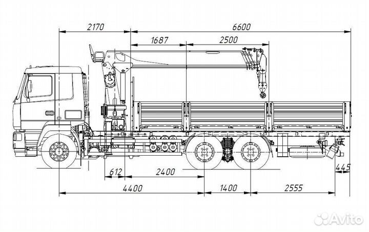 МАЗ 6312С5 с КМУ, 2023