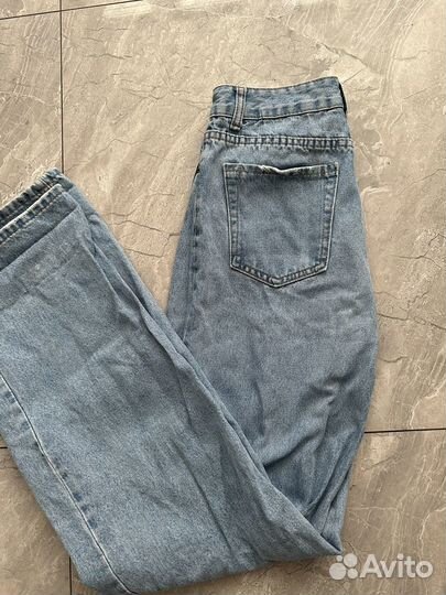Джинсы бу 42-44 палаццо хлопок