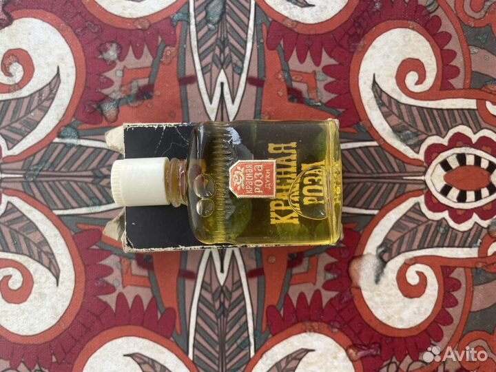 Духи винтаж СССР красная роза