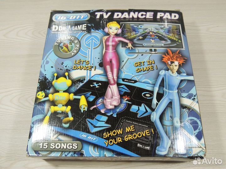 Танцевальный коврик Tv Dance Pad 16 bit