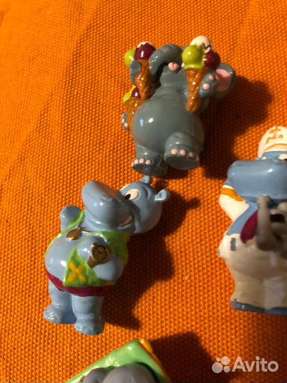 Бегемотики фигурки киндер сюрприз