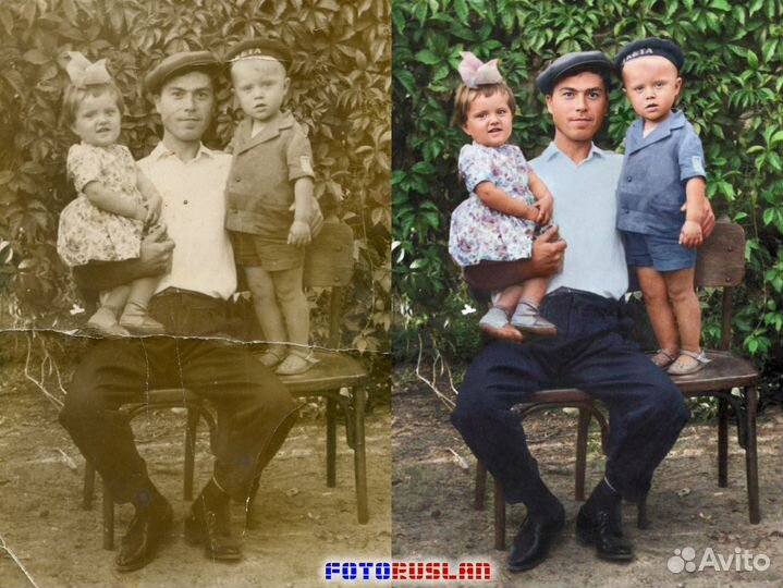 Реставрация и ретушь старых фотографий