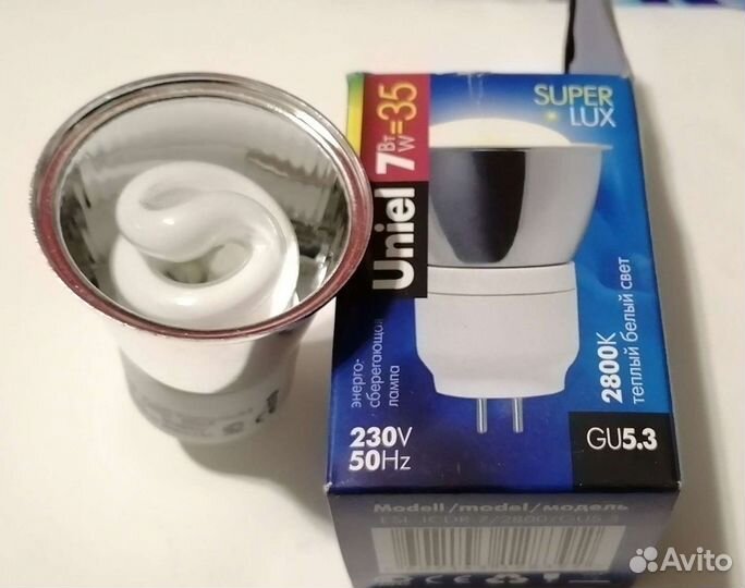 Энергосберегающие лампы GU5. 3