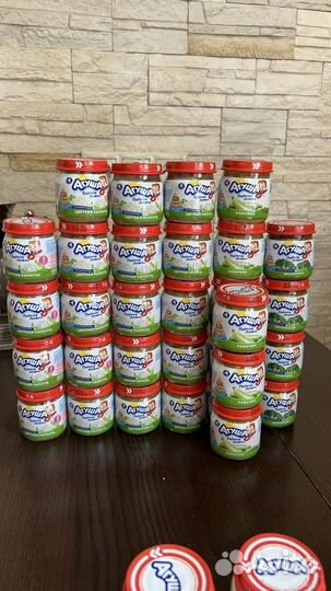 Детские пюре(мясные, овощные, фруктовые)