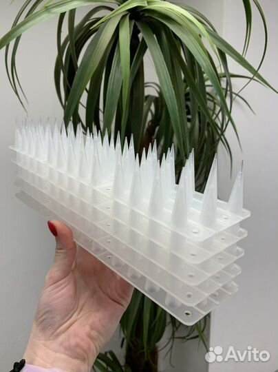 Шипы от птиц для карнизов, крыш 5шт (опт-розница)