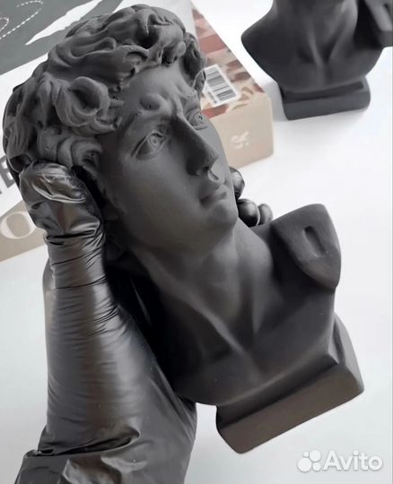 Декоративные изделия ручной работы,гипс,Давид