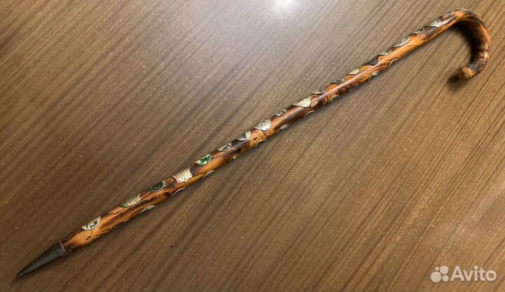 Палка трость сувенирная с шильдами (Германия)