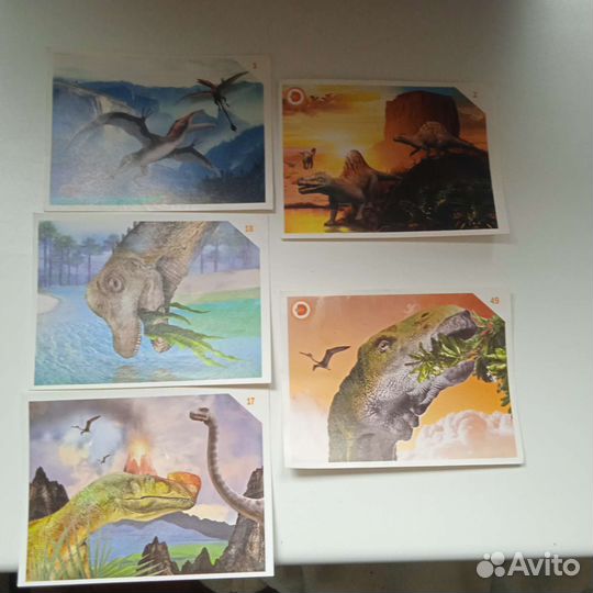 Наклейки динозавры оживают