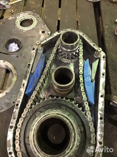 Цепь вращателя буровой установки убшм-1-20