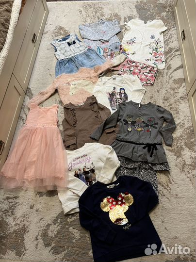 Пакет одежды на девочку 5-6 лет