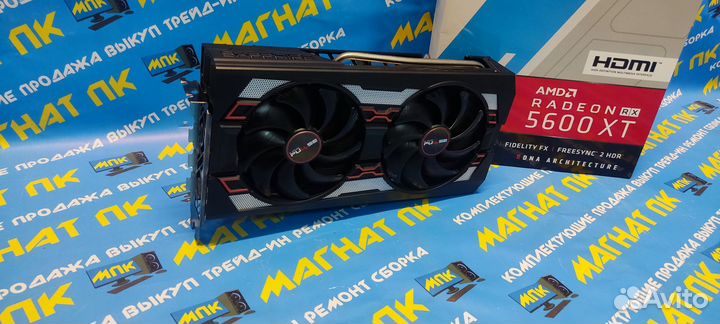 Видеокарта Sapphire AMD Radeon RX 5600 XT pulse