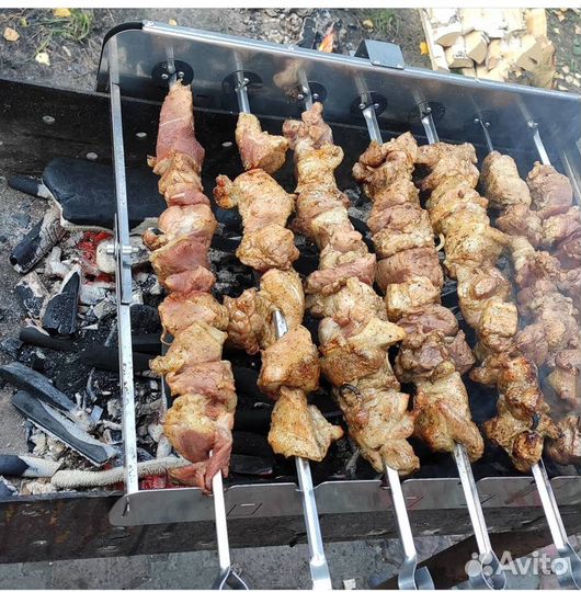 Шампуры самокруты усиленные 7 шампуров