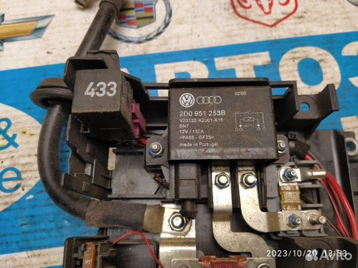 Блок упр зарядом аккумулятора VW Touareg 7L 03-10